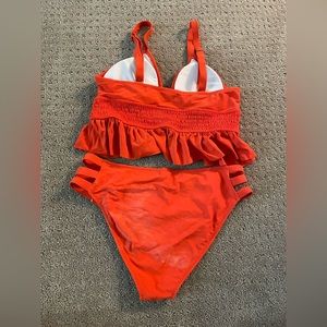 orange two piece